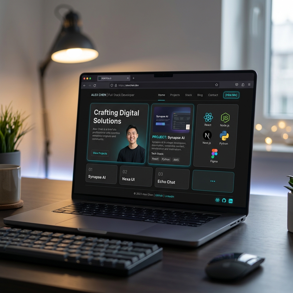 Portfolio Website — Self-Hosted